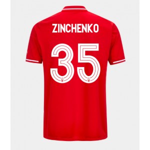 Fotbalové Dres Nottingham Forest Oleksandr Zinchenko #35 Domácí Oblečení 2025-26 Krátký Rukáv